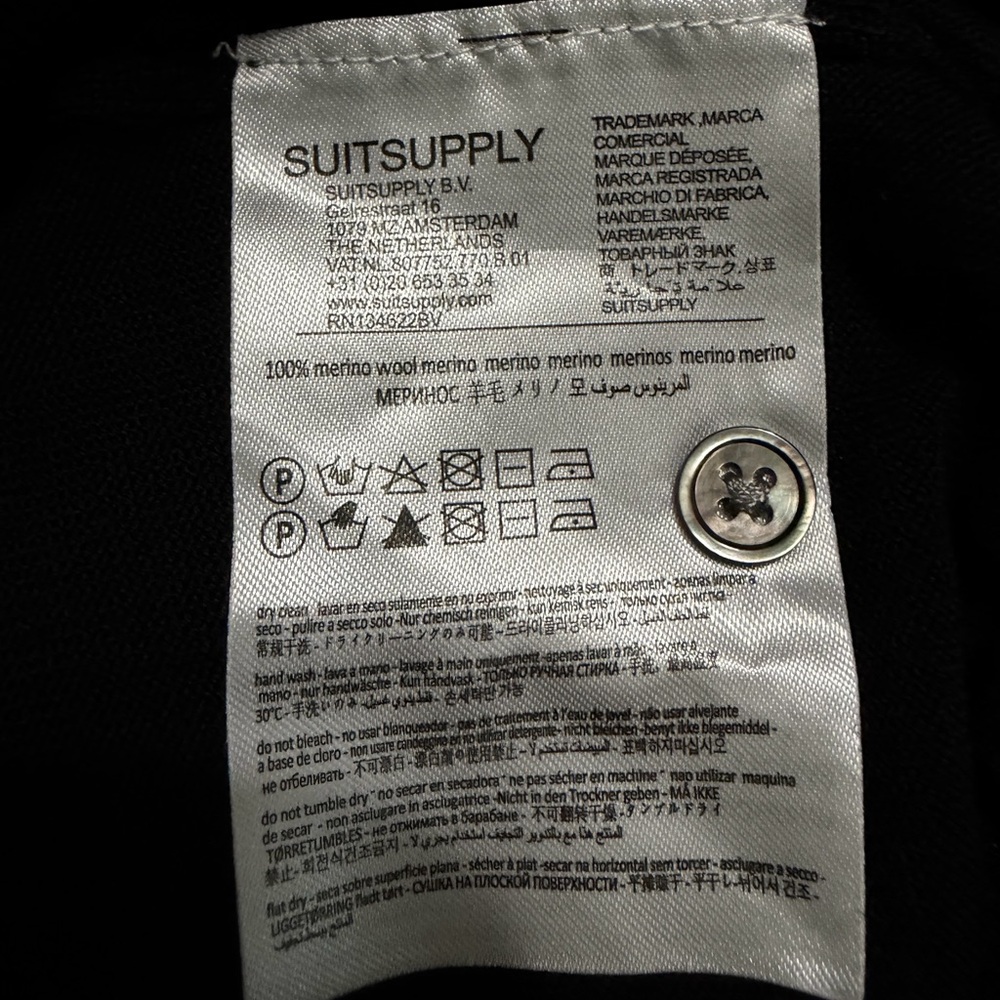 Suitsupply Dark Navy Men's Sweater - Picture 8 of 8